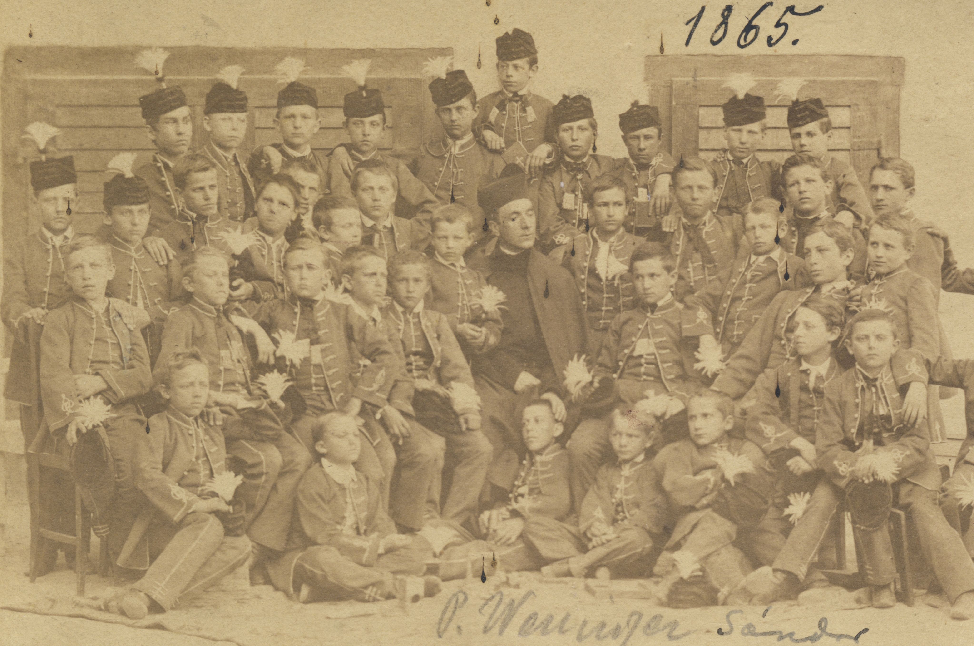 Kalocsai diákok 1865