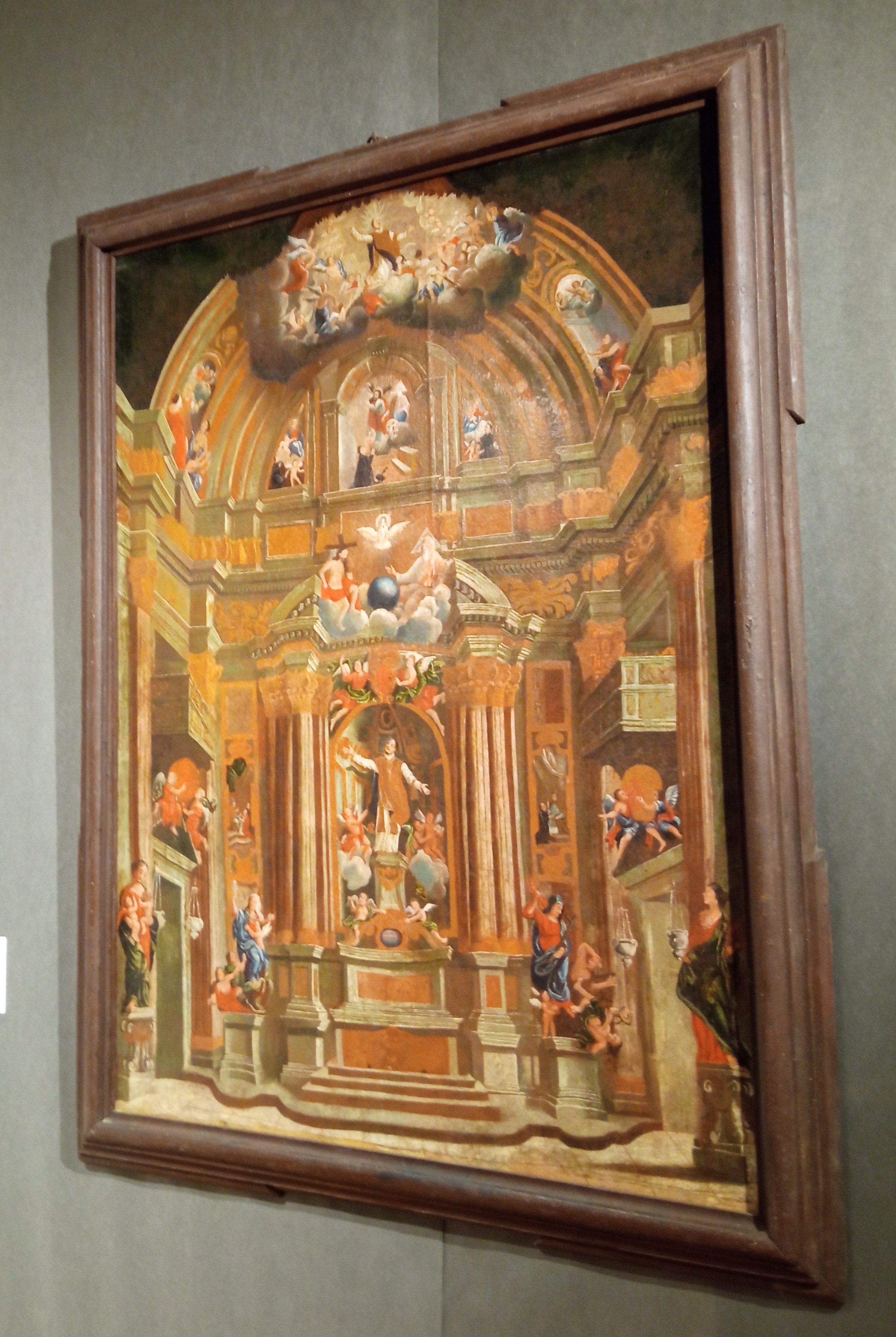 A Szent Ignác-kápolnát ábrázoló festmény