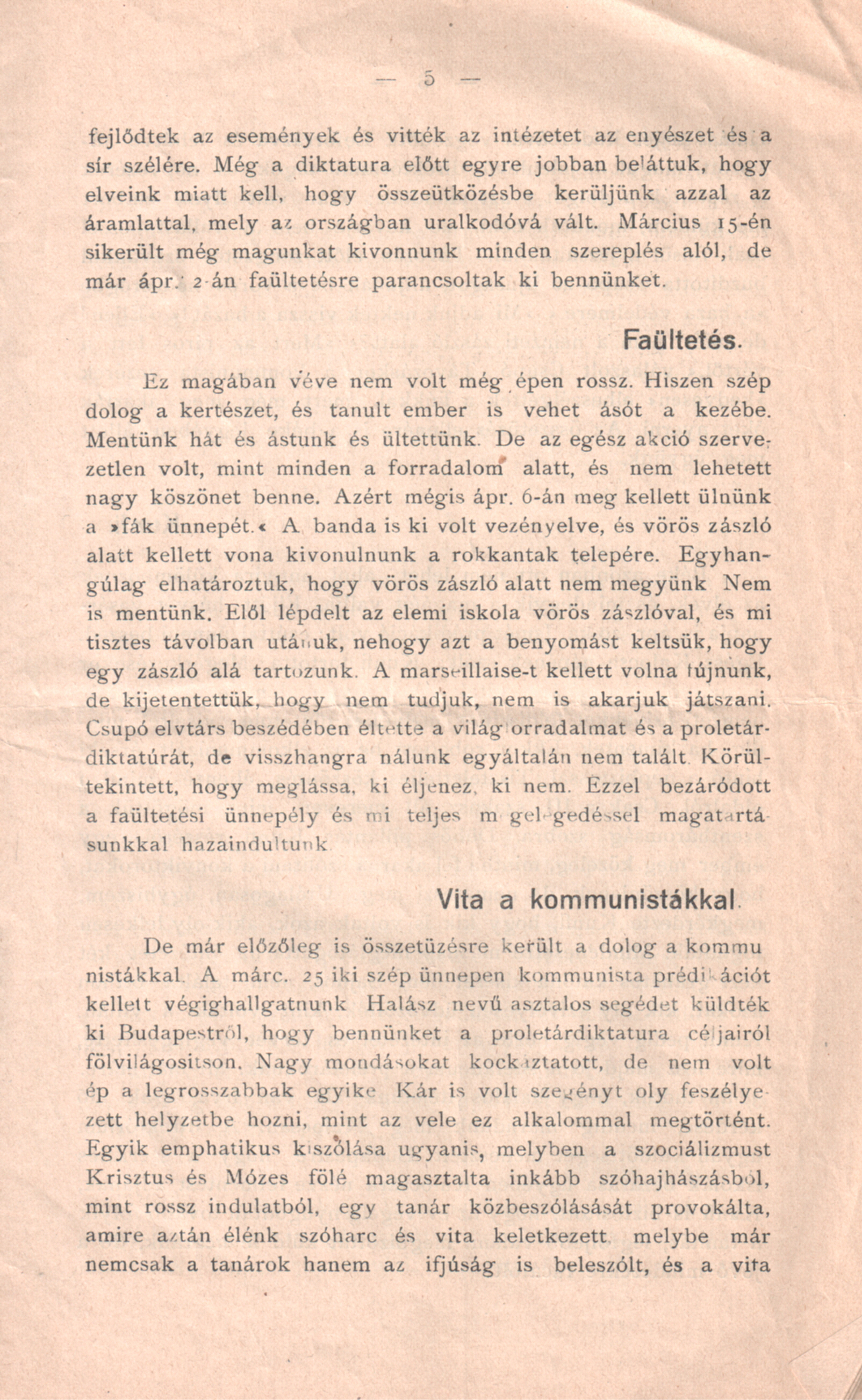 Csávossy Elemér: Vihar után. Stefáneum 27. sz. (1919. december)