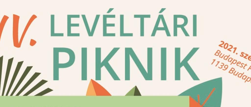 A 2021-es Levéltári Piknik plakátja